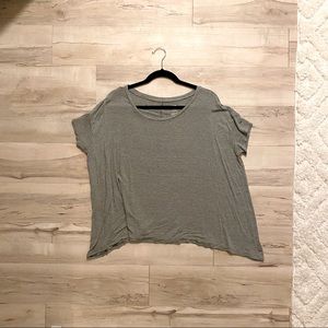 Oversized Flowy American Eagle Top